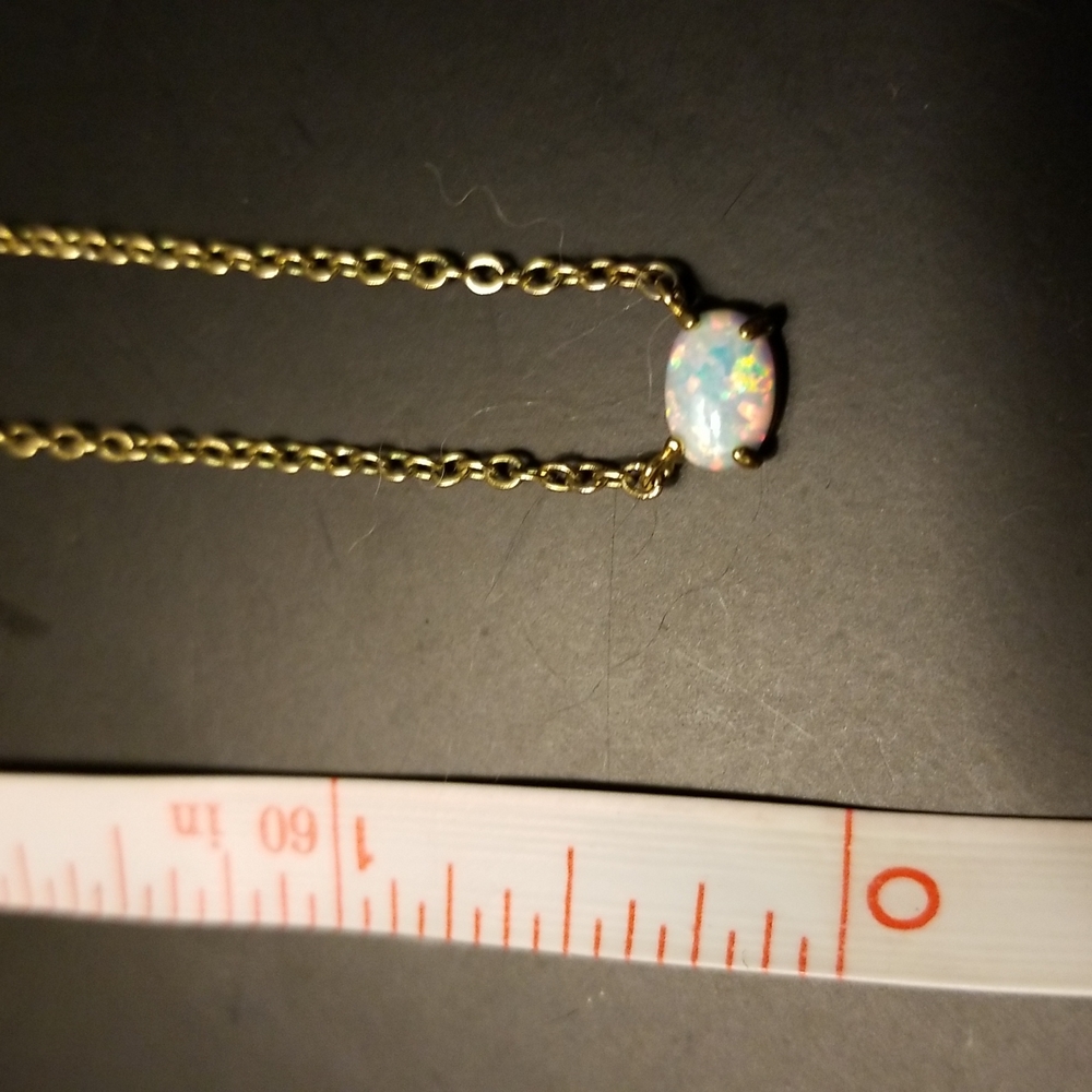 Ettika Opal Rose necklace